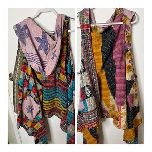 Kantha Hoodie Vest